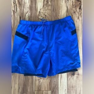 Speedo fit turbo dri swim shorts mens XL blue Swim Shorts